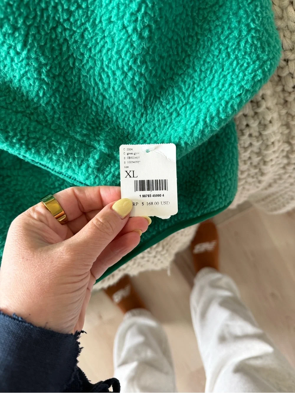 FP Movement Hit the Slopes Fleece Jacket in Emerald Green - Picture 2 of 4